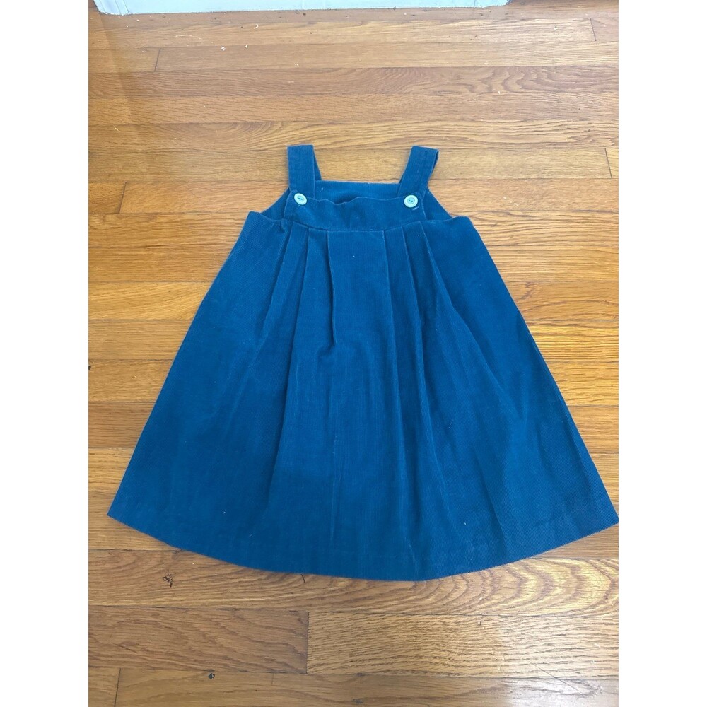 Polly Flinders vintage corduroy pinafore jumper dress